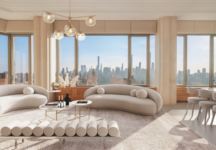 Photos of Robert Toll's penthouse at 30 East 85th Street