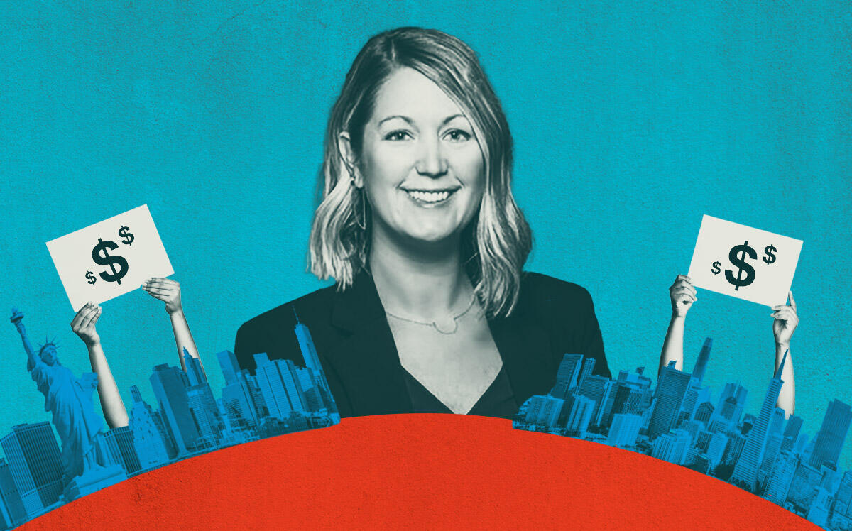 Austin Apartment Association's Emily Blair (Austin Apartment Association, iStock, Illustration by Kevin Cifuentes for The Real Deal)
