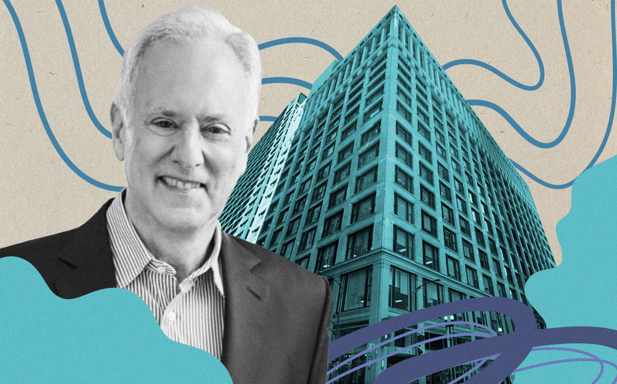 Beacon's Alan Leventhal with 1 North Dearborn (Beacon Capital Partners, Google Maps)