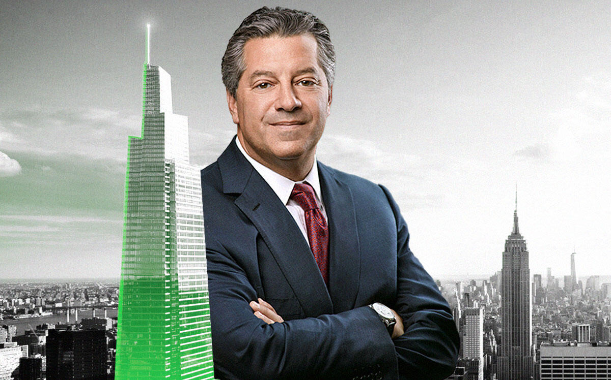 SL Green’s Marc Holliday with One Vanderbilt tower (SL Green Realty Corporation)