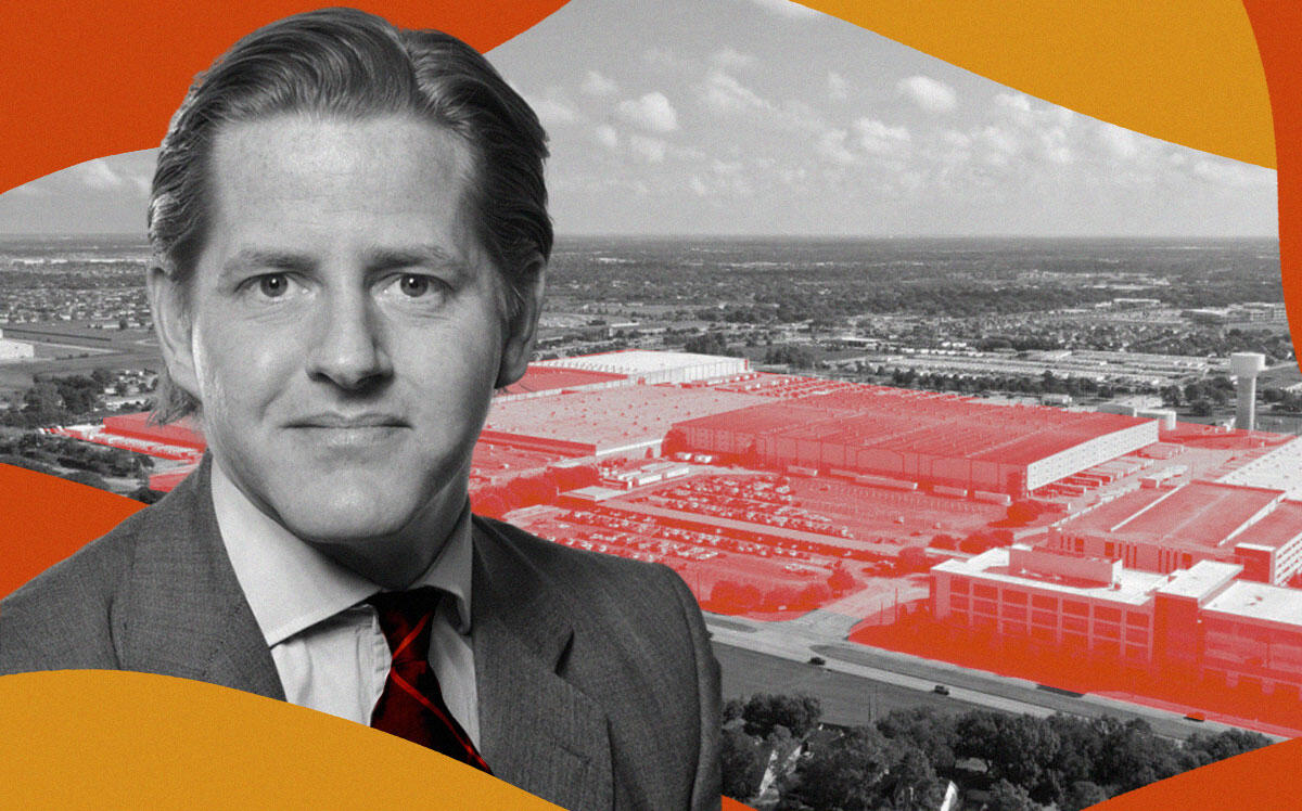 Newmark's Alex Foshay with Academy Sports headquarters and distribution center (Newmark)