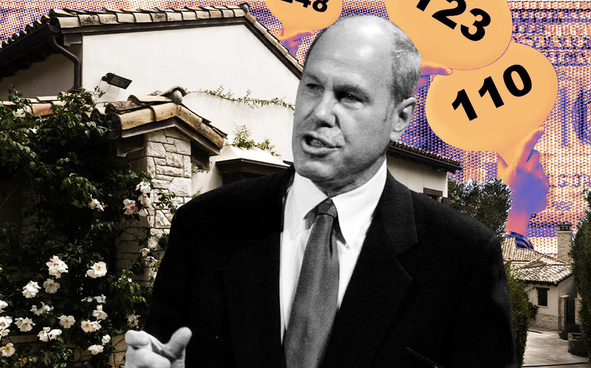Michael Eisner, former CEO, Disney, in front of his cliffside Malibu estate (Ramsa Houses, Ed Schipul, CC BY-SA 2.0 - via Wikimedia Commons, iStock)