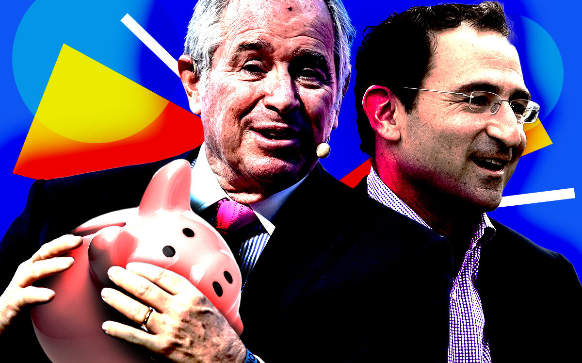 From left: Blackstone's Stephen Schwarzman and Jonathan Gray (Getty Images, iStock)