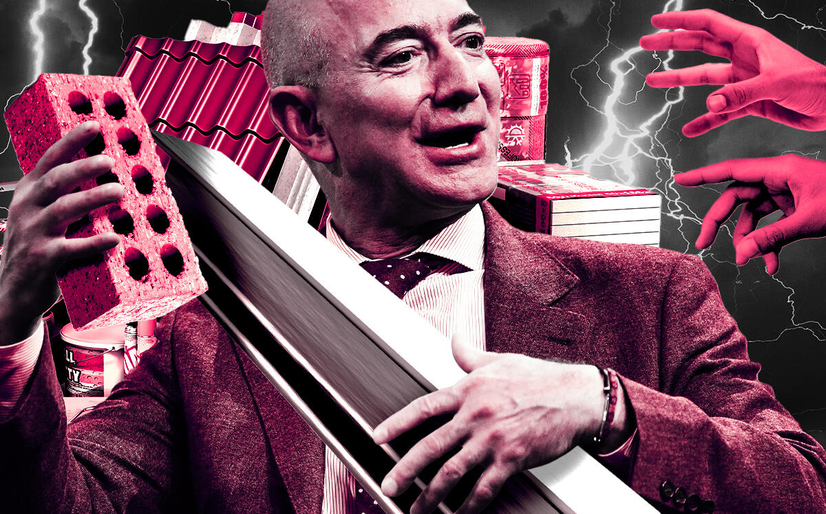A photo illustration of Jeff Bezos, founder and executive chairman, Amazon (Getty Images, iStock)