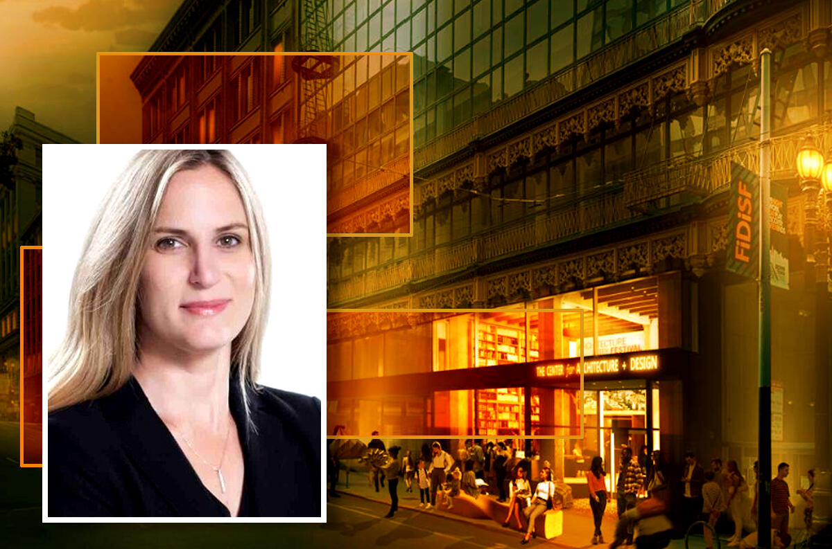 American Institute of Architects' Stacy Williams with 130 Sutter St (LinkedIn, AIASF)