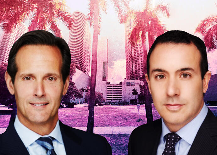 LCOR's Anthony Barsanti and Anthony Tortora with 1775 Biscayne Boulevard (LCOR, Zillow) Arts & Entertainment District