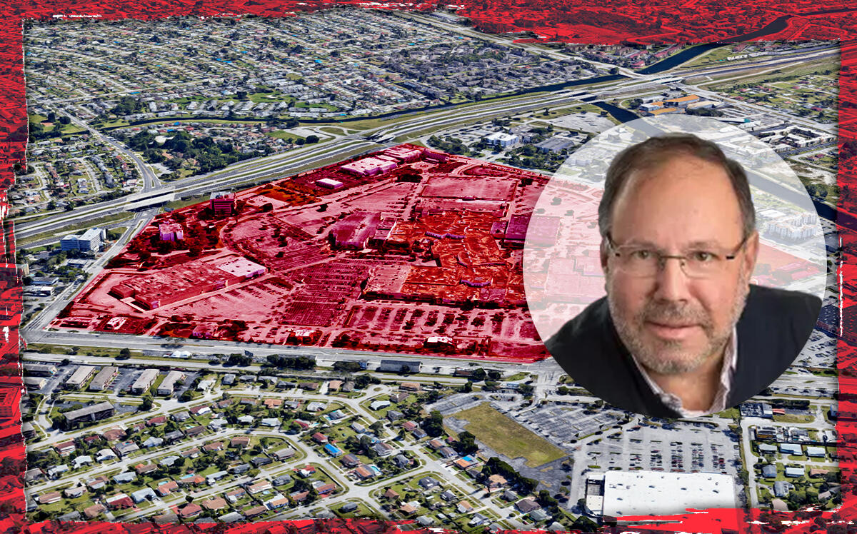 Electra America managing partner Joe Lubeck and Southland Mall at 20505 South Dixie Highway in Cutler Bay (Google Maps, Electra America)