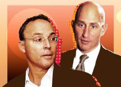  Miki Naftali and Adam Leitman Bailey (Getty, Adam Leitman Bailey; Illustration by Kevin Rebong for The Real Deal)