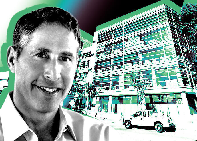 Stuart Shiff, CEO, DivcoWest, in front of 550 Terry A. Francois Boulevard in Mission Bay (Google Maps, DivcoWest)