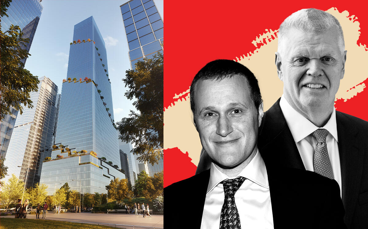The Spiral with Tishman Speyer's Rob Speyer and HSBC's Noel Quinn (Getty, HSBC)