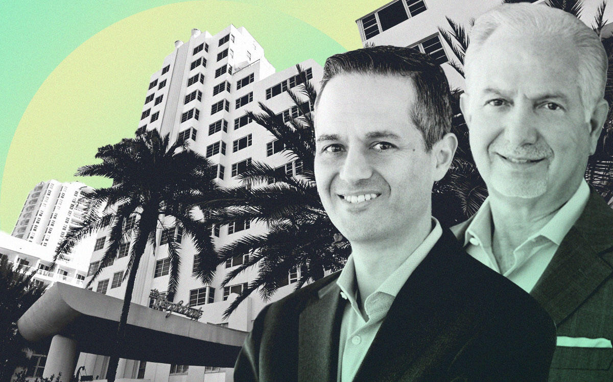 Sunstone's Bryan Giglia and Douglas Pasquale with 4041 Collins Avenue (Sunstone Hotel Investors, Google Maps)