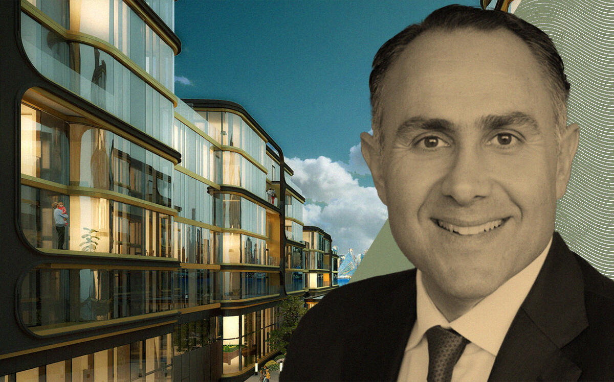 Parkview’s Paul Rahimian with 1800 Avenue at Port Imperial (LinkedIn, Handel Architects)