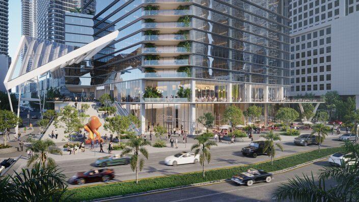 Rendering of One Brickell City Centre (Swire Properties)