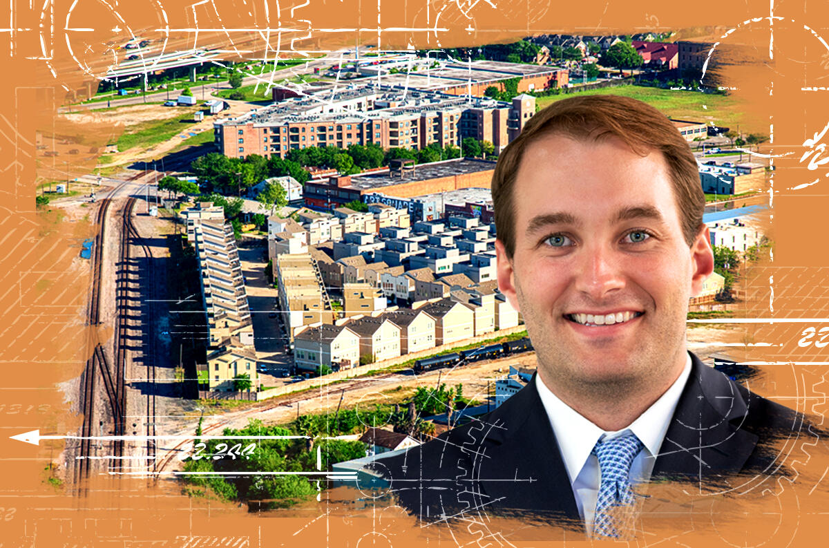 CBRE’s Nathan Wynne with Houston (CBRE, iStock)