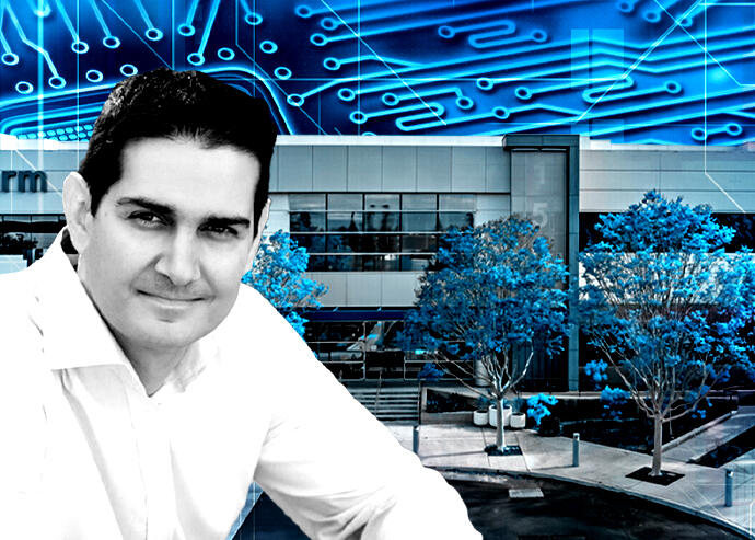 Onsemi's Hassane El-Khoury with 150 Rose Orchard Way, Microchips