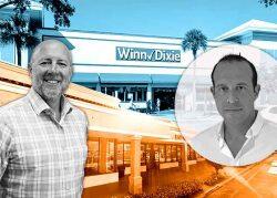 Barron Real Estate principal Charles Ladd with JBL Asset Management Managing Partner Jacob Khotoveli and Plantation Marketplace at 7023 West Broward Boulevard in Plantation and Rivertowne Square at 1015 South Federal Highway in Deerfield Beach (Google Maps, LinkedIn, JLL)