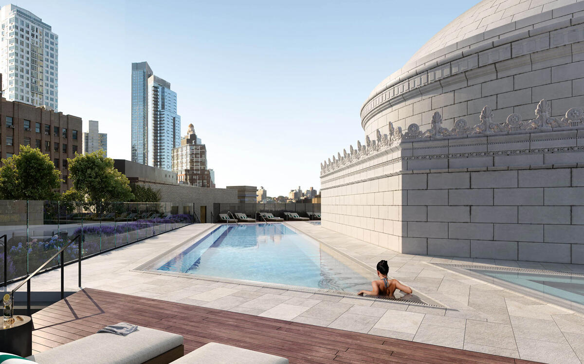 One of the pools at the Brooklyn Tower. (TheBrooklynTower.com)