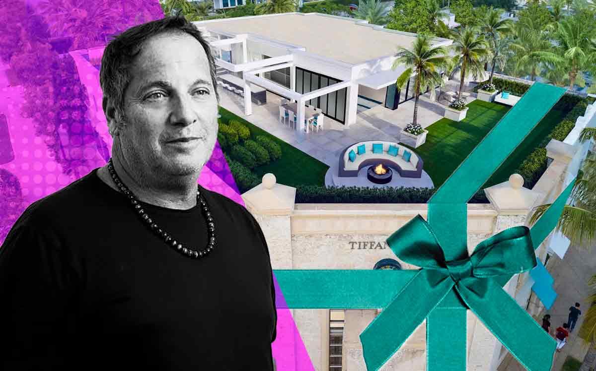 Todd Michael Glaser and the Tiffany &amp; Co building in Palm Beach at 259 Worth Avenue (CA Sothebys)