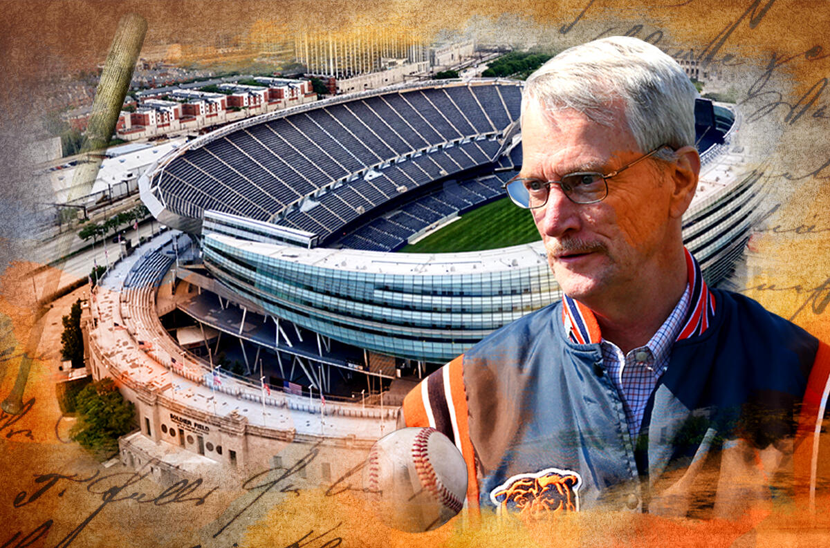 Bears George McCaskey with Soldier Field