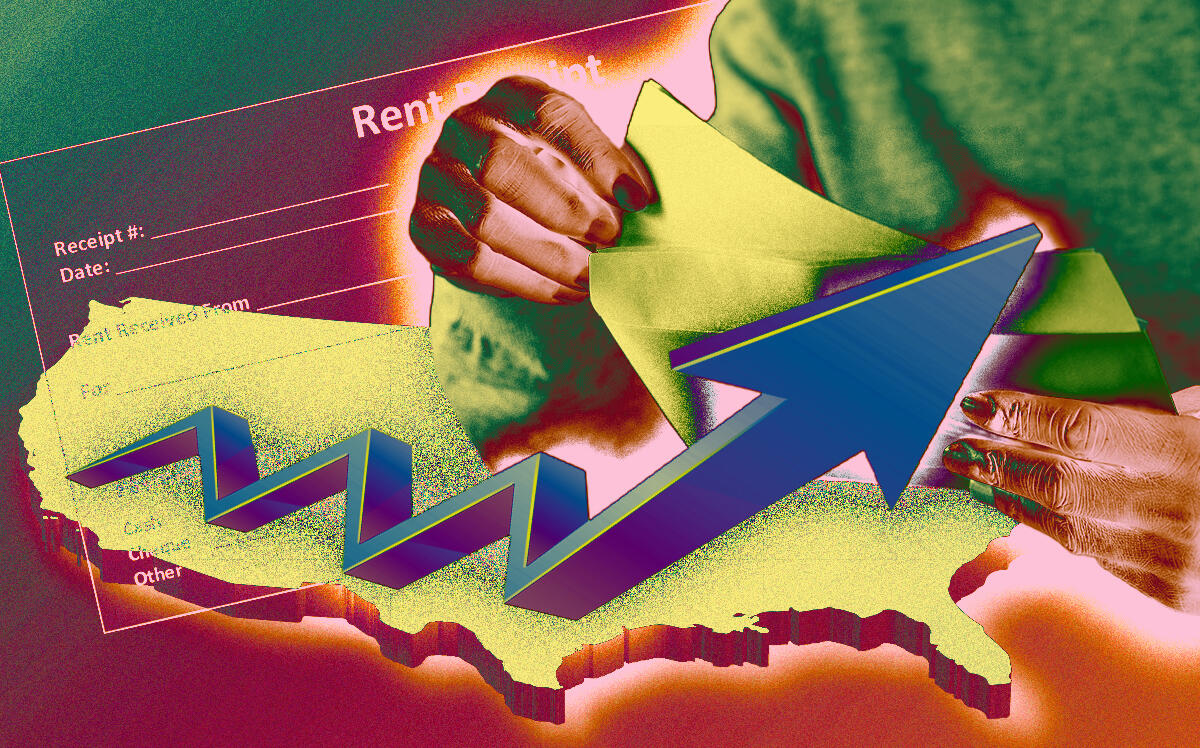 A photo illustration of rising rents nationwide (iStock)
