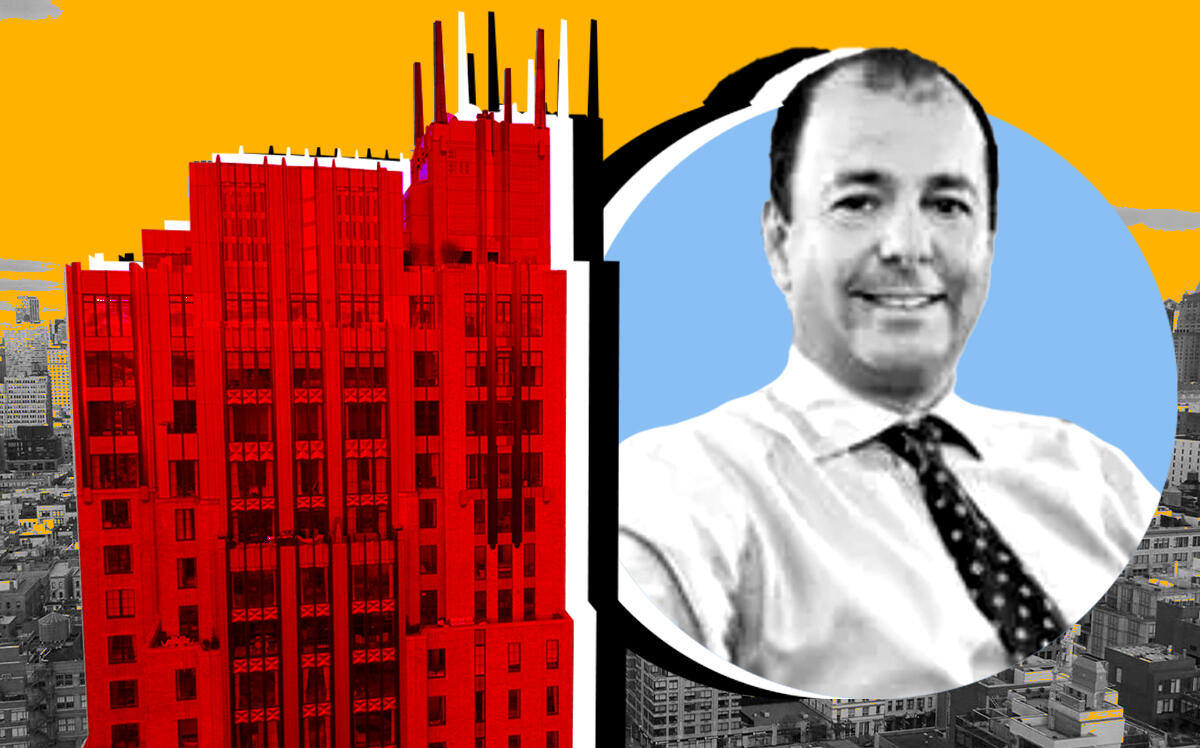 Morgan Stanley's Ron Vinder and 212 West 18th Street (CORE Real Estate, Morgan Stanley, iStock)