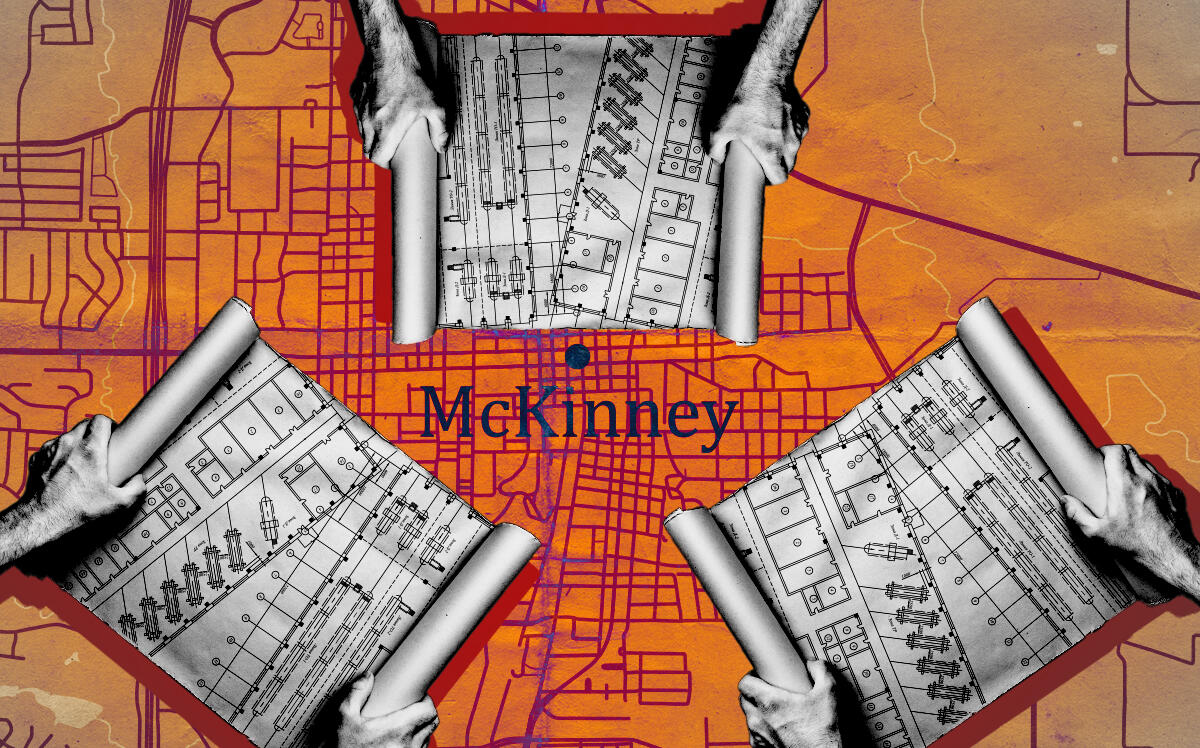A photo illustration of the rapid growth in McKinney (iStock)