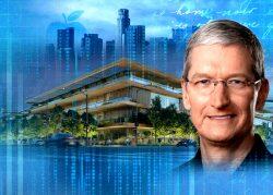Apple's Tim Cook with Venice and National