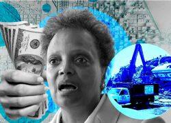 Lori Lightfoot and General Iron in Chicago (Google Maps, Getty)