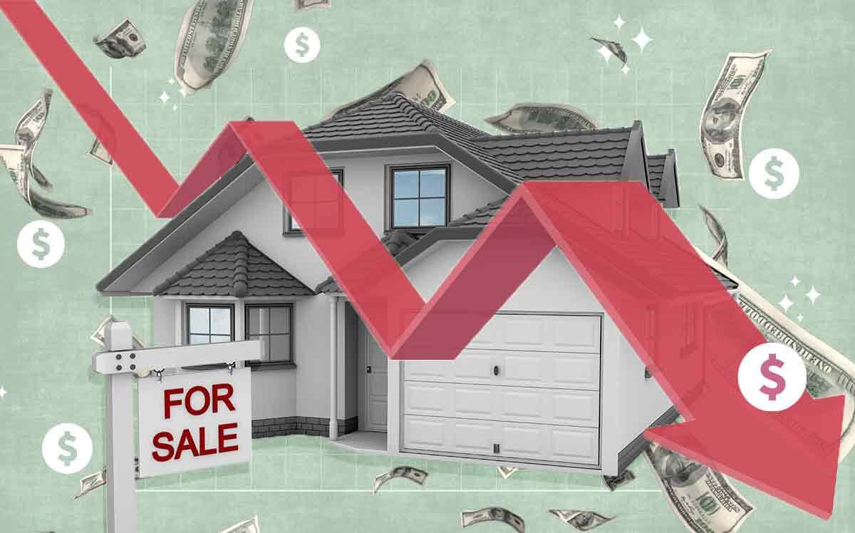 Price cuts on homes in bHouston