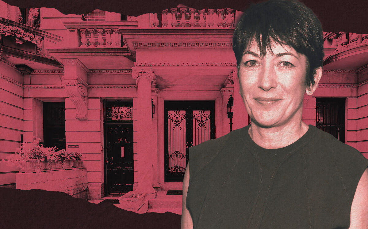 116 East 65th Street and Ghislaine Maxwell (Zillow, iStock)