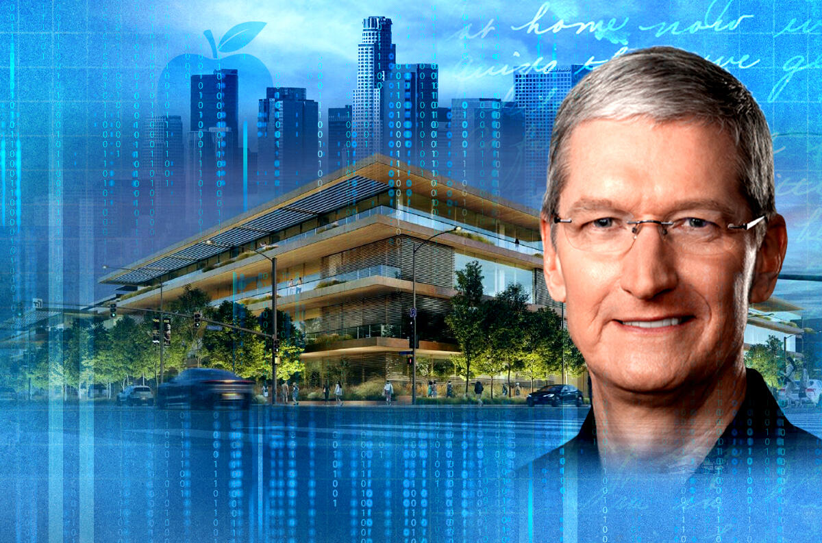 Apple's Tim Cook with Venice and National
