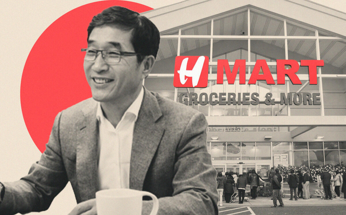 H-Mart CEO Il Yeon Kwon with 3995 Alemany Boulevarde (H-Mart)