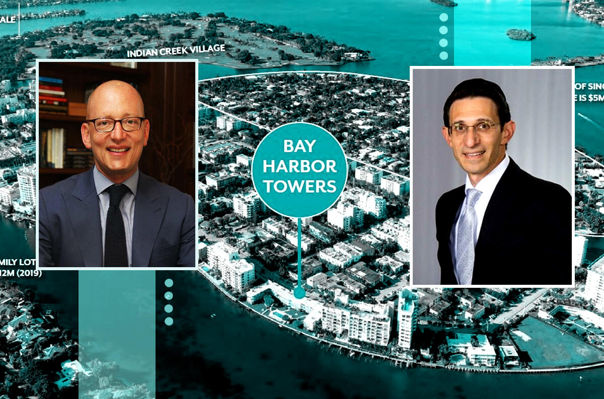 From left: Jonathan Leifer and Ari Pearl with Bay Harbor Towers