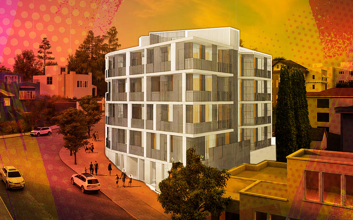 Rendering of 459 Wayne Avenue in Oakland (Larson Shores Architects, Getty)