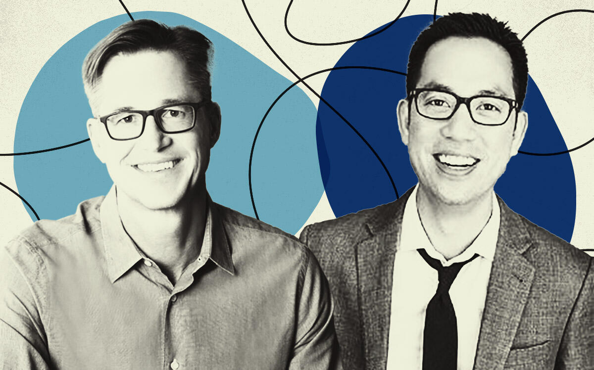 Zillow's Rich Barton and Opendoor's Eric Wu (Zillow Group, LinikedIn, Getty)