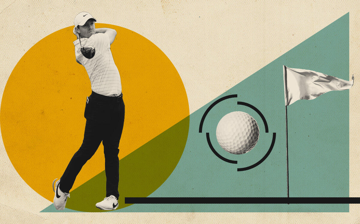 Professional golfer Rory McIlroy (Illustration by Kevin Cifuentes for The Real Deal with Getty Images)