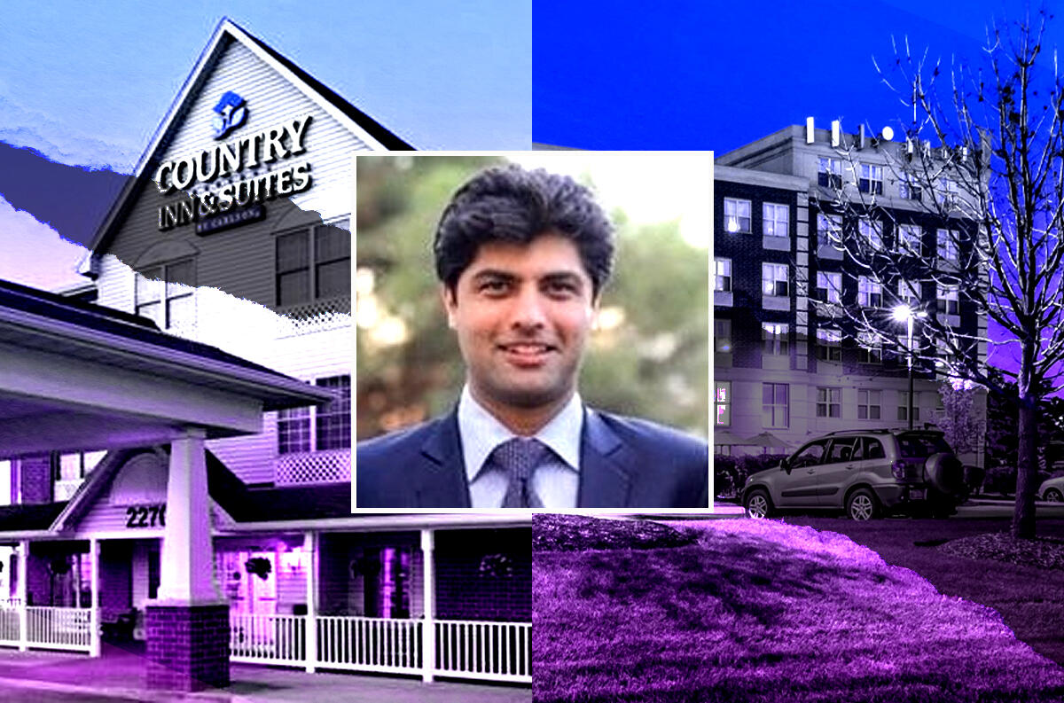 Prominence Hospitality Group's Rana Rehan Zaid with 2270 Point Blvd and 1251 American Lane