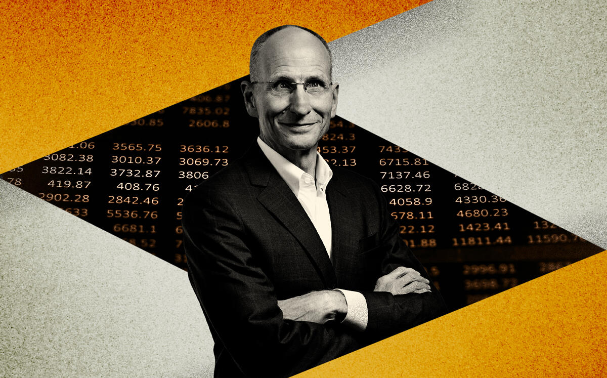 CBRE CEO Bob Sulentic (Illustration by The Real Deal with Getty, CBRE)