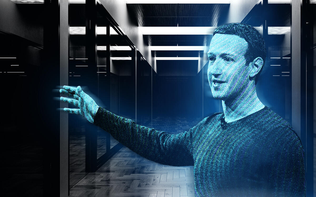 Photo Illustration of Mark Zuckerberg of Meta (Illustration by The Real Deal/Getty)