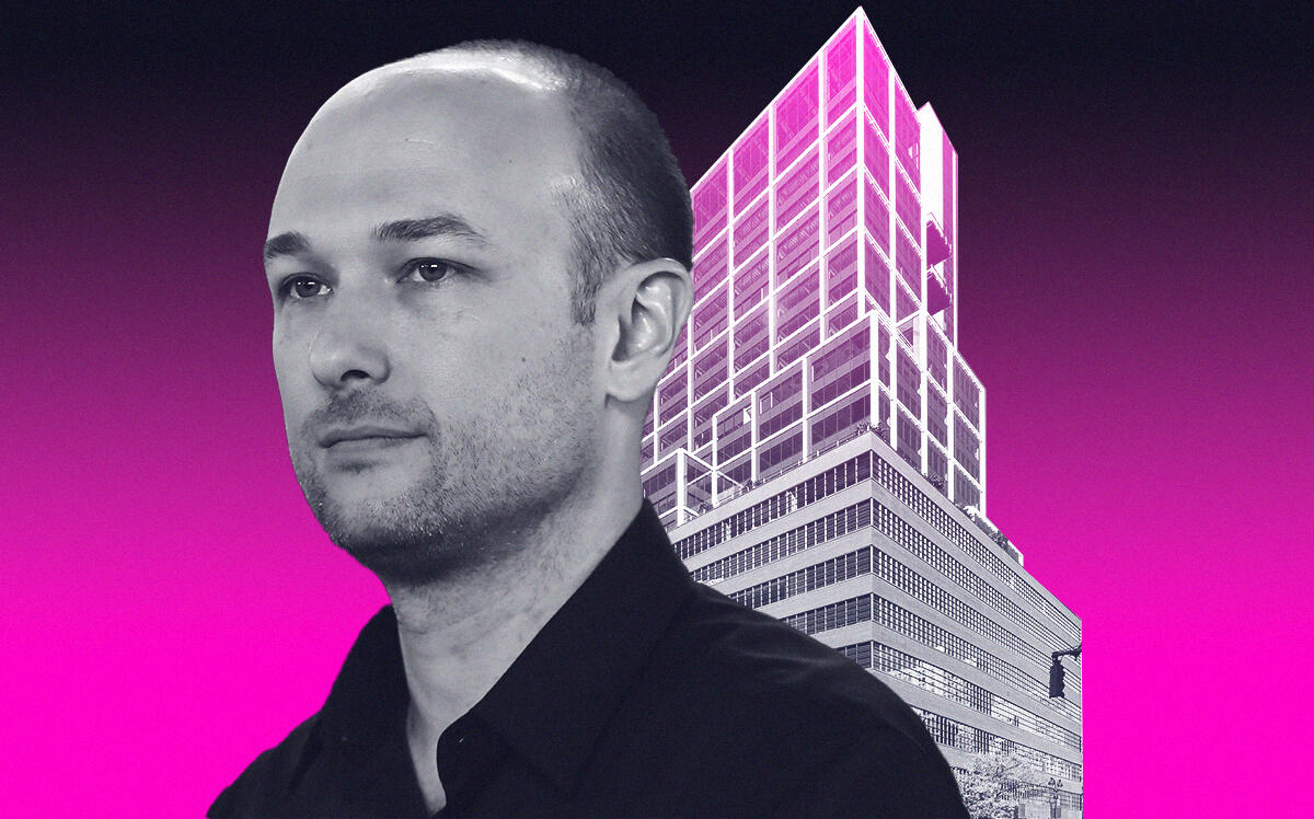 Lyft's Logan Green with 441 Ninth Avenue (Getty Images, Google Maps)