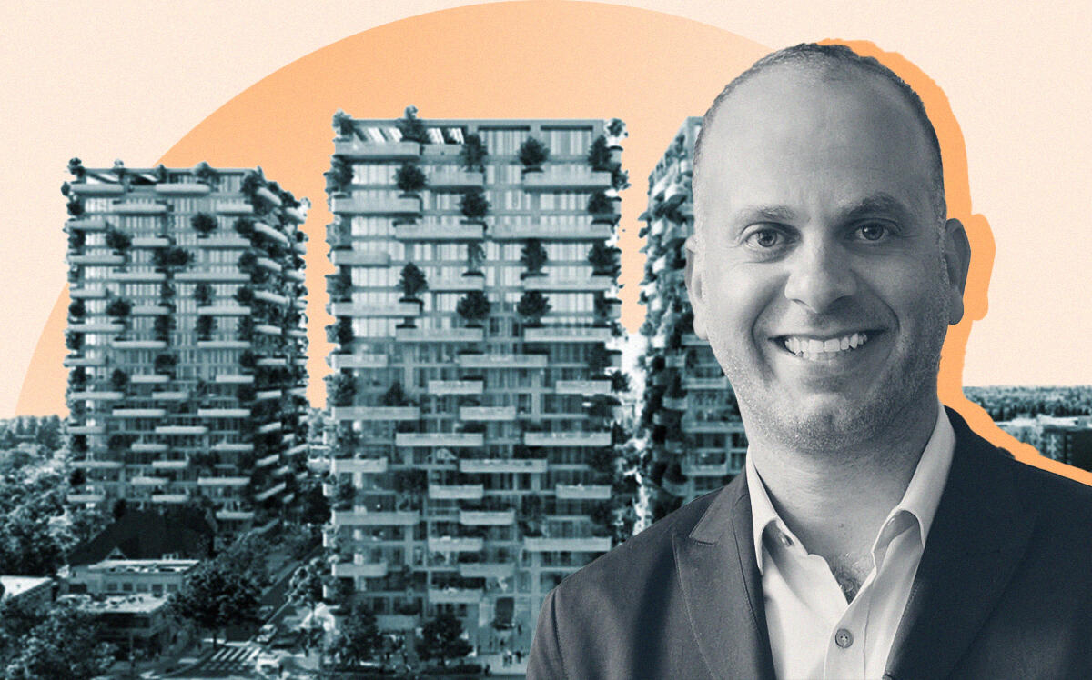 Nabr's Roni Bahar with projects at 420 South Second Street, 98 East San Salvador Street and 420 South Third Street (LinkedIn, Bjarke Ingels, Nabr)