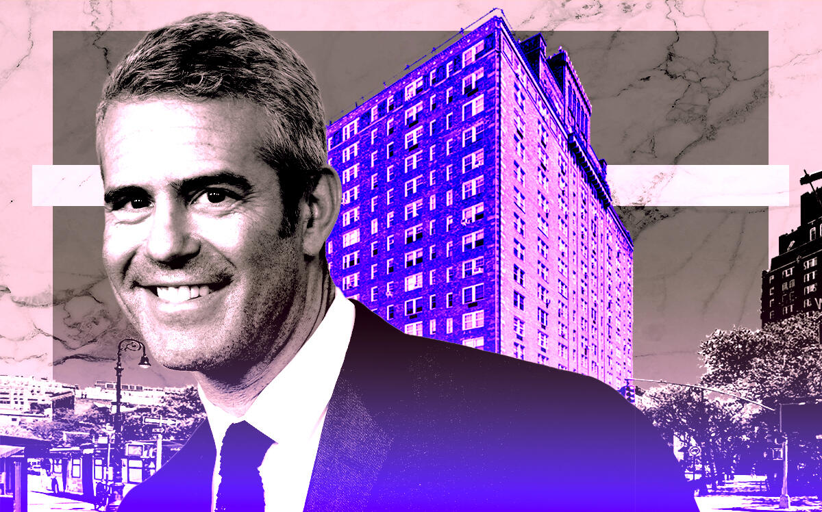 Andy Cohen and 299 West 12th Street (Getty Images, Google Maps)