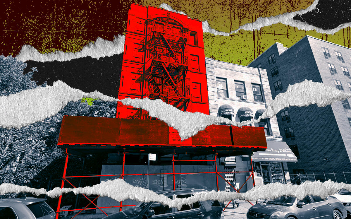A photo illustration of 21 East 115th Street (Google Maps, Getty Images)