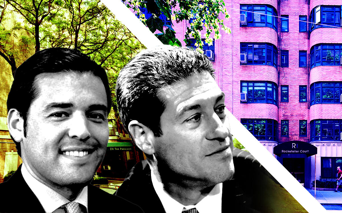 From left: CBRE's Daniel Kaplan and William Shanahan along with 231 East 76th Street and 340 East 52nd Street (Google Maps, CBRE, LinkedIn/Daniel Kaplan)