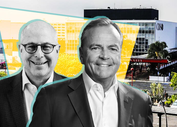 Hackman Capital Partners' Michael Hackman and Rick Caruso and CBS Television City (Hackman Capital Partners, Caruso Can)