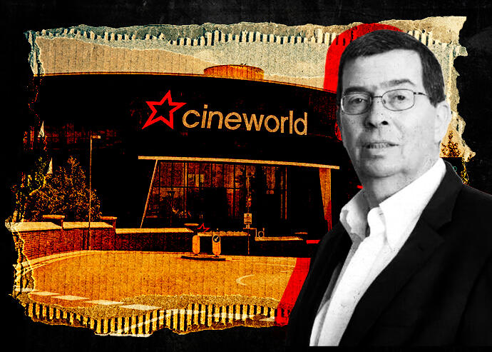 Cineworld CEO Moshe Greidinger (Cineworld Group PLC, Getty)