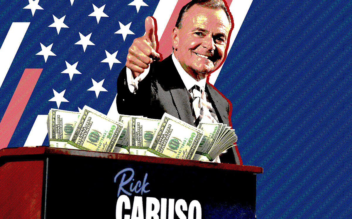 Mayoral candidate Rick Caruso (Illustration by The Real Deal with Getty)