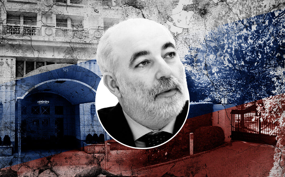 Russian oligarch Viktor Vekselberg, 515 Park Avenue in Manhattan and 19 Duck Pond Lane in Southampton (Google Maps, Getty, Aleshru/CC BY-SA 3.0/via Wikimedia Commons)