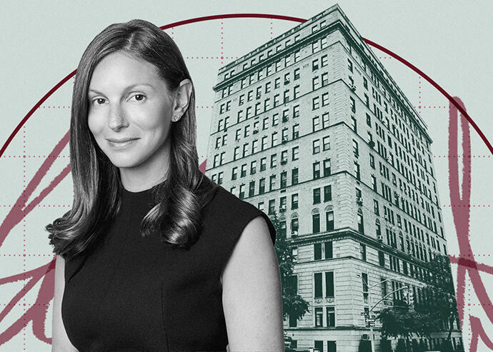 Nicole Kushner Meyer with 812 Park Avenue (Kushner, Google Mpas, Getty)