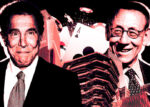 From left: A photo illustration of Steve Wynn and Stephen Ross along with Hudson Yards (Getty Images, Related Companies, Wynn Resorts)